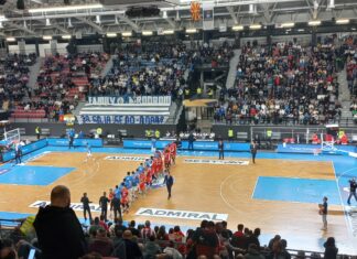 (ФОТО-ВИДЕО) Конечно СЦ „Јане Сандански“ заличи на кошаркарски храм