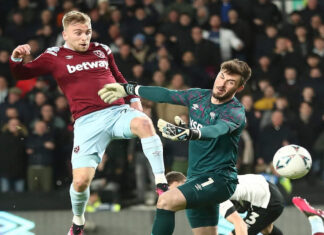 Вест Хем закажа со Манчестер Ј. во осминафиналето на ФА Купот