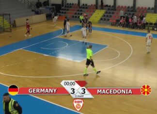 Футсал селекцијата(У19) на Македонија одигра 3-3 со Германија