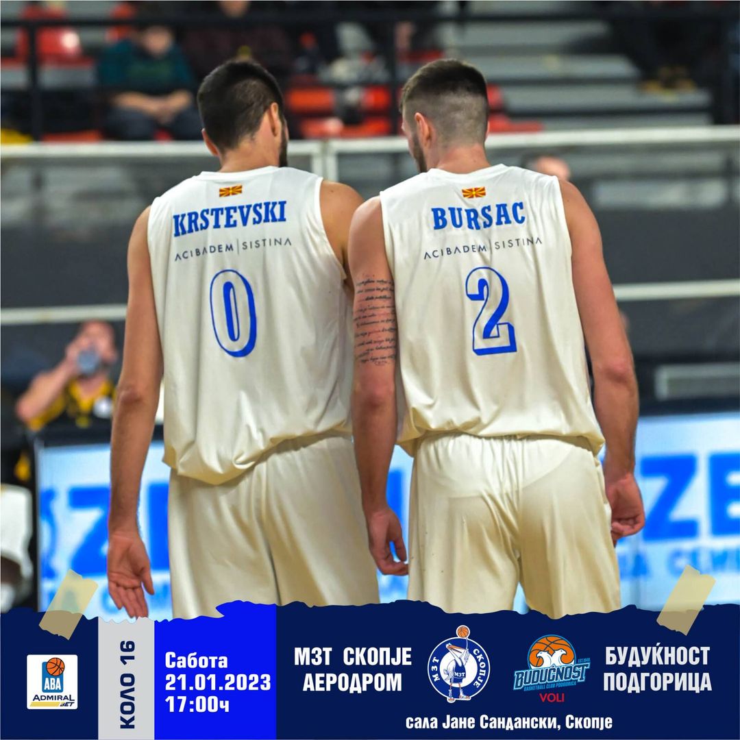 Будуќност нов тежок испит за МЗТ Скопје во АБА лигата
