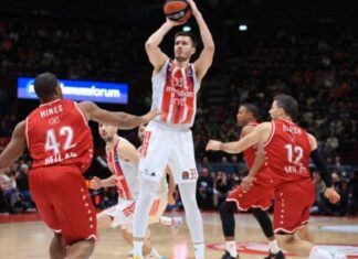 Трет пораз во низа на Црвена Звезда во Евролигата