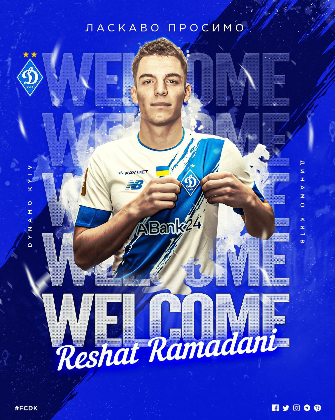 Шкендија и Динамо Киев постигнаа договор за трансфер на Решат Рамадани во украинскиот гигант.