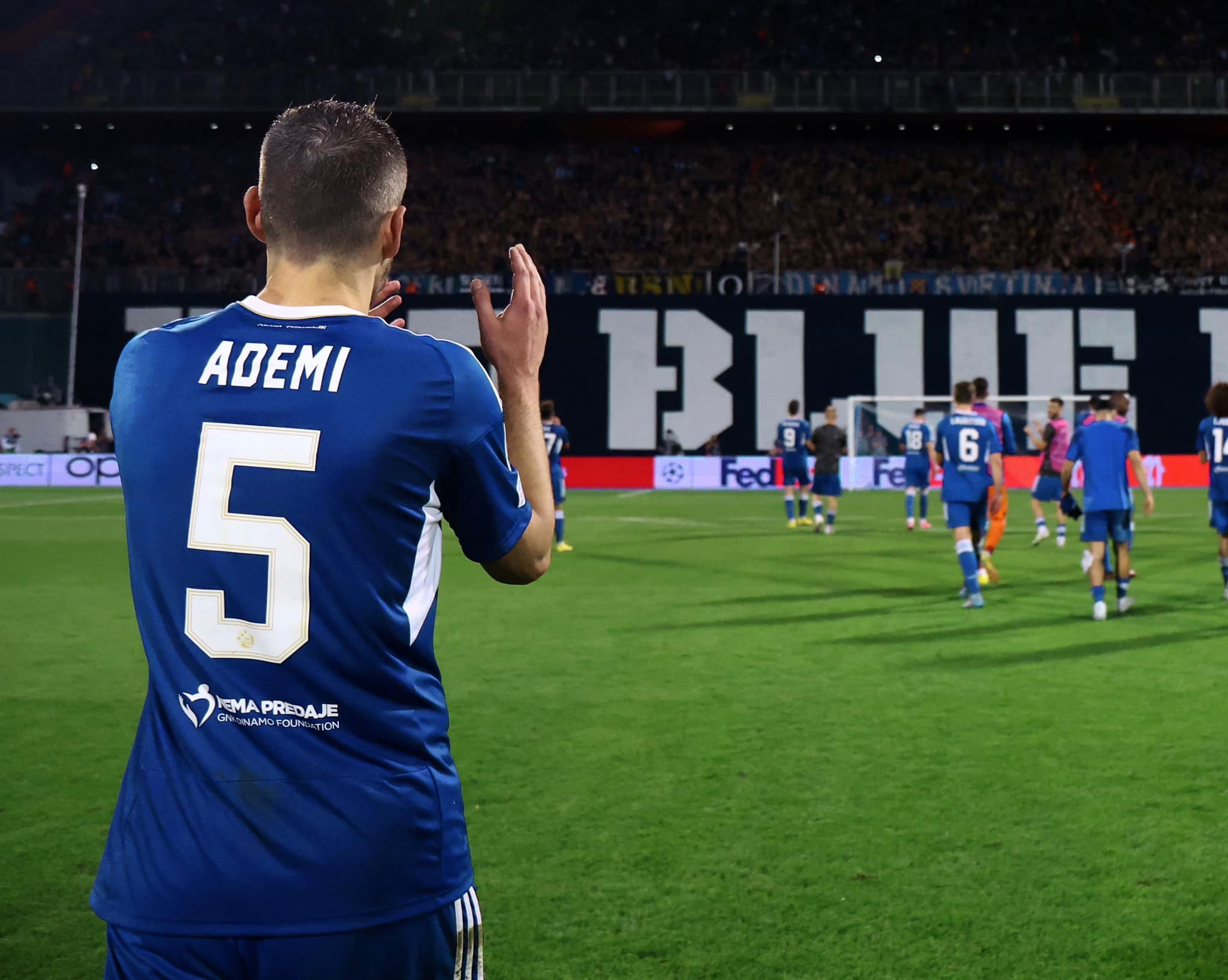 Динамо Загреб во чест на Адеми го повлече дресот со број 5