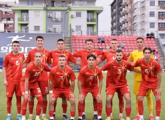 (ВИДЕО) Пораз на македонските младинци од Словачка