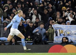 (ВИДЕО) Халанд ја наполни мрежата на Лајпциг, за 1/4 финале на М.Сити во ЛШ