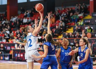 Баскет Кам го надиграа МЗТ Скопје и поведе со 1:0 во полуфиналето до плејофот