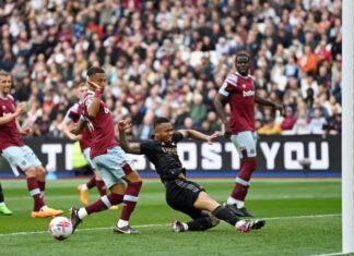 (ВИДЕО) Арсенал вторпат без победа по водство од 2:0
