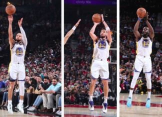 (ВИДЕО) Шампионот Голден Стејт се загрева „Воините“ со нови рекорди