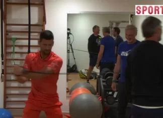 (ВИДЕО) Не видени сцени од тенисот – Ѓоковиќ, Циципас и Болт во центарот на вниманието