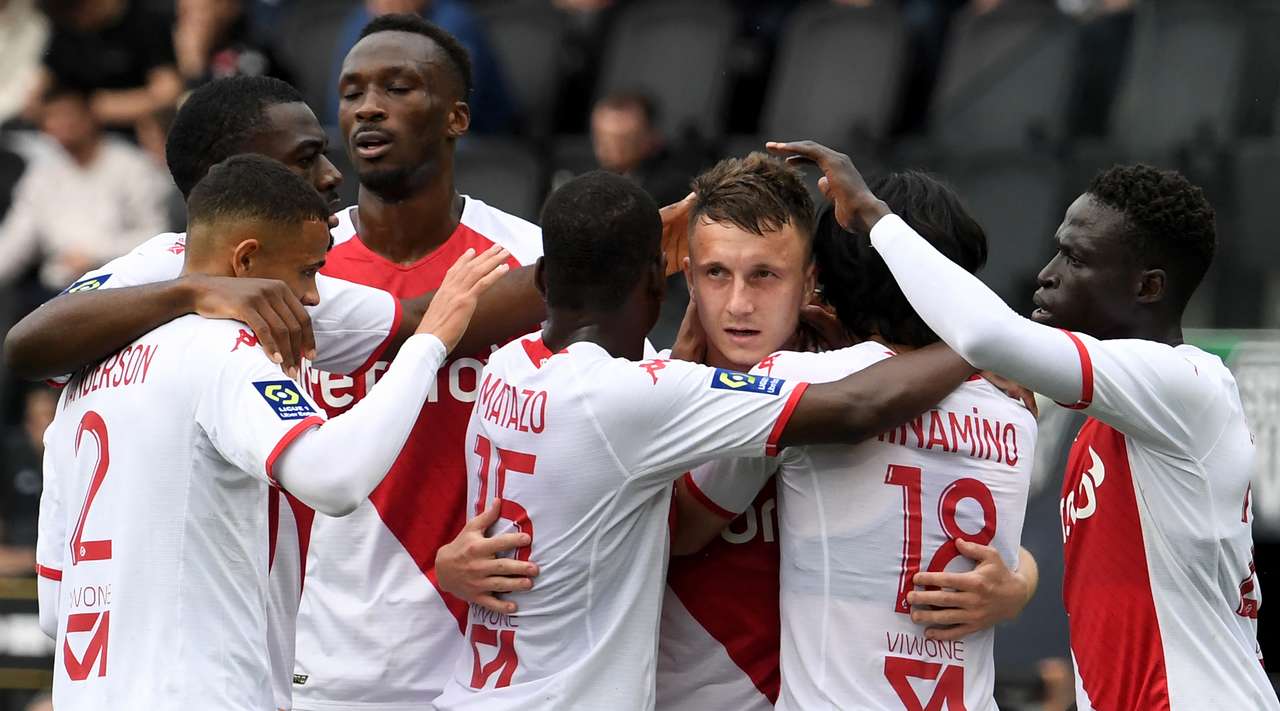 Монако триумфален против Анже за трка во Лигата на шампиони