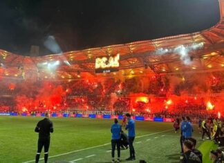 (ВИДЕО) Навивачите на АЕК ја „запалија“ Атина