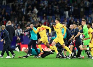 (ВИДЕО) Фудбалерите на Барса спасуваа глава – Нема славење на гостински терен