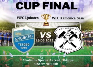 Љуботен и Каменица Саса на мегдан во големото финале на Купот