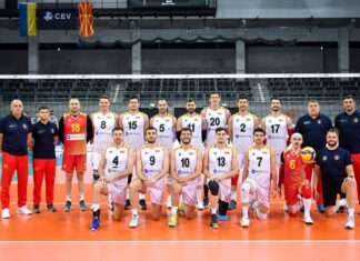 Одбојкарите на Македонија по прва победа