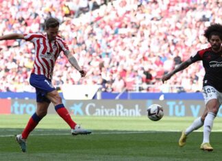 (ВИДЕО) Атлетико Мадрид со високи 3:0 славеше со Осасуна