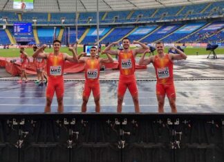 (ВИДЕО) Македонската штафета 4×100 постави нов државен рекорд