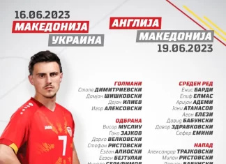 Милевски го објави списокот за натпреварите со Украина и Англија