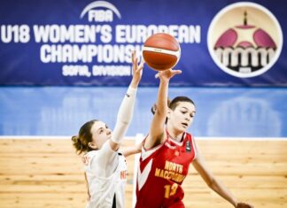 (ГАЛЕРИЈА) Македонските јуниорки поразени на стартот на ЕП