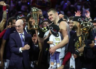 (ВИДЕО) МВП-то Јокиќ кратко за титулата: Завршивме работа, сега можеме дома