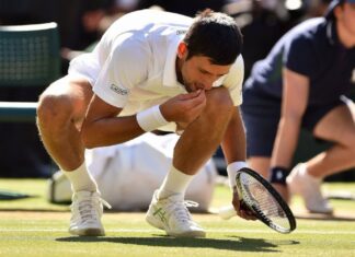 (ВИДЕО) По пристигнувањето на Вимблдон, Ѓоковиќ повторно проба трева: Уште сум гладен