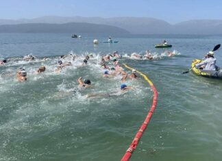 (ГАЛЕРИЈА) Одржана првата трка во Купот на Македонија во далечинско пливање
