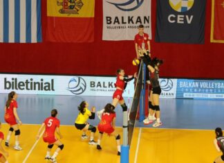 (ГАЛЕРИЈА+ВИДЕО) Младите македонски одбојкарки поразени од Турција