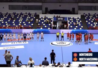 Македонија загуби од Црна Гора на првиот натпревар од Европското првенство