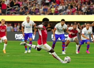 Во меч со осум гола Арсенал ја победи Барселона