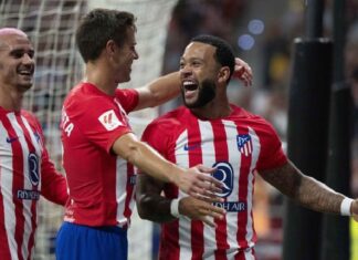 (ВИДЕО) Еврогол на Депај за победа на Атлетико