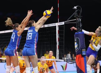 Србија и Чешка го комплетираа четвртфиналето на ЕП за одбојкарки