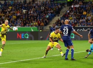 (ВИДЕО) Борусија Дортмунд ја прекина победничката низа на Хофенхајм