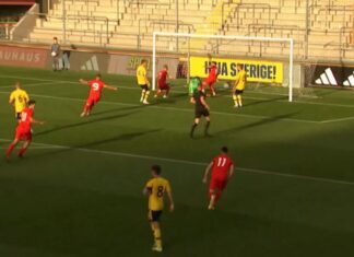 (ВИДЕО) Македонија (У21) води на гостувањето кај Шведска