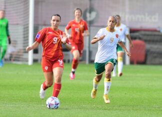 (ВИДЕО) Македонските фудбалерки поразени од Бугарките