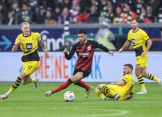 (ВИДЕО) Дортмунд „извлече“ само бод во Франкфурт
