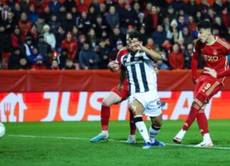 (ВИДЕО) Бојан Миовски повторно постигна гол за Абердин