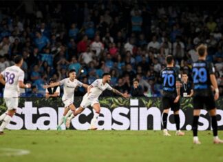 (ВИДЕО) Елмас закован на клупа, Наполи загуби од Фиорентина