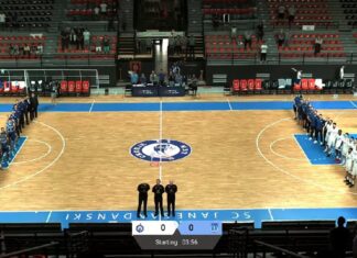 (ВИДЕО) Македонската химна задолжителна на сите кошаркарски натпревари