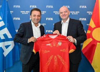 Сејдини и Инфантино претседателите на ФФМ и ФИФА, остварија средба