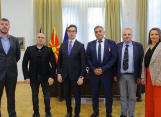 Висока европска боксерска делегација на средба со Претседателот Пендаровски