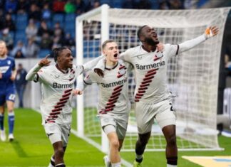Баер Леверкузен продолжуваа со победите во Бундес лигата