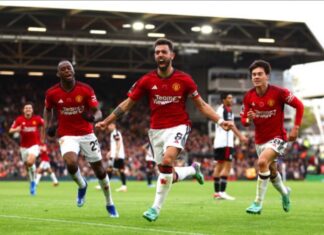 (ВИДЕО) Бруно со гол во финишот му донесе три бода на Манчестер Јунајтед