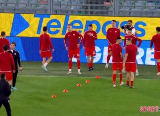 (ВИДЕО+ФОТО) Милевски ги одбра стартните 11-мина на Македонија за дуелот со Италија