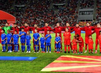 На „Тодор Проевски“ во Скопје „ГРМИ“ – ама од пеење на химната на Македонија (ВИДЕО)