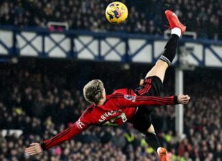 (ВИДЕО) Манчестер Јунајтед со убедлив триумф над Евертон