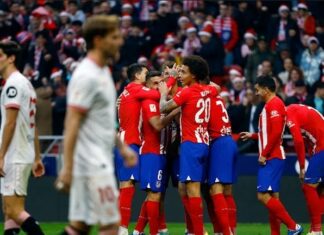 (ВИДЕО) Атлетико „десеткуван“ ја победи Севиља