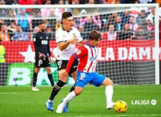 (ВИДЕО) Џирона со пресврт победа над Валенсија до 1.место во Ла Лига