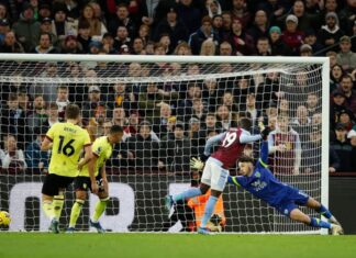 (ВИДЕО) Астон Вила го мина Арсенал и се израмни со лидерот Ливерпул