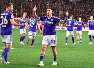 Чурлинов со Шалке се радуваше на победа