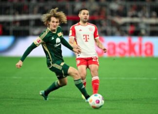 Гереиро му донесе победа на Баерн против Унион Берлин