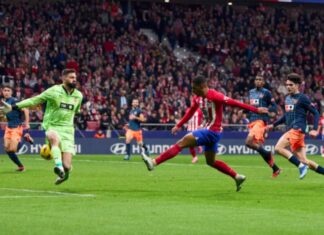 Атлетико Мадрид лесно до победа над Валенсија